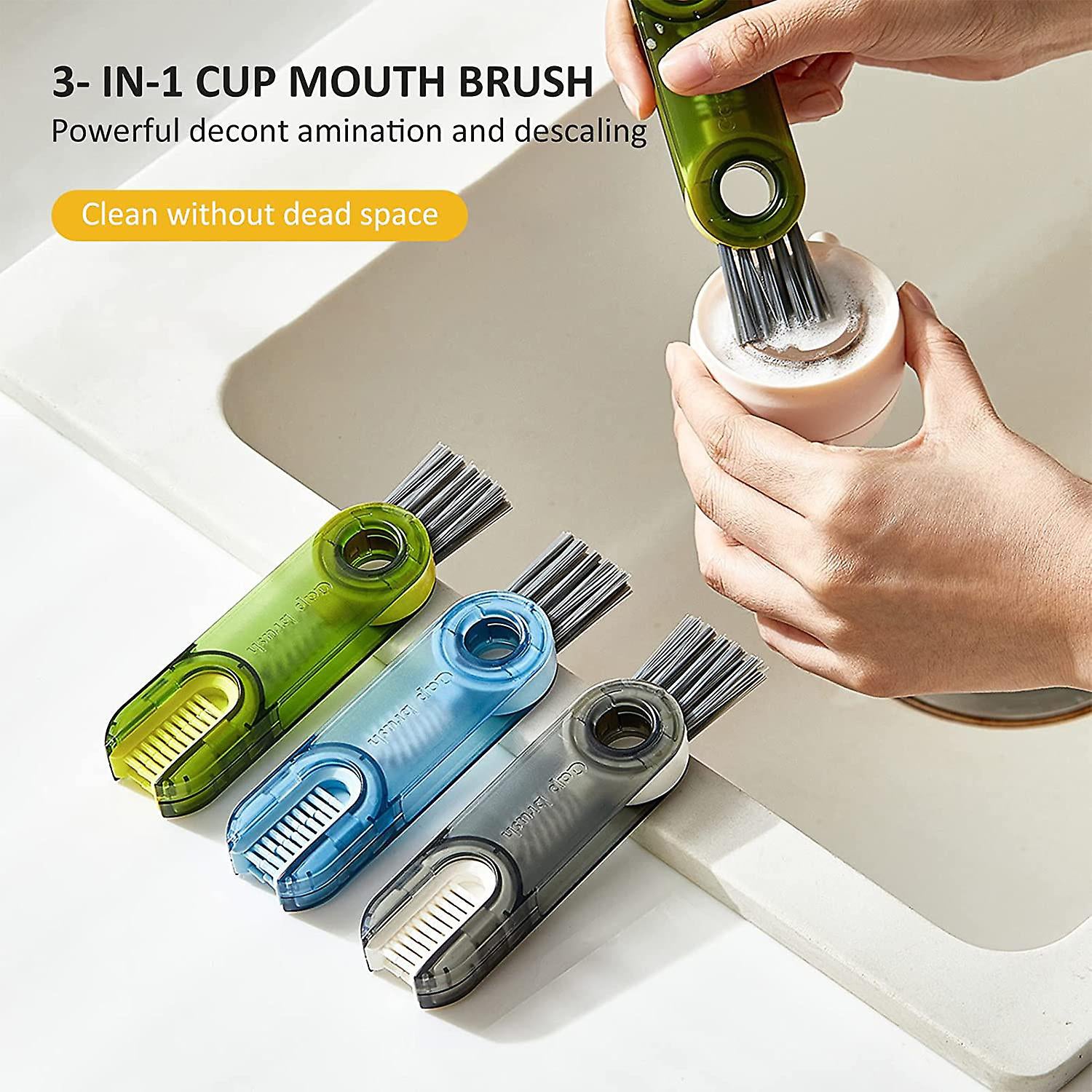 12687 3in1 Multifunctional Cleaning Brush, Bottle Cleaning Brush, Cup Cleaner Brush, for Bottle Cup Cover Lid Home Kitchen Cleaning Tool (1 Pc) 12687 3in1 Multifunctional Cleaning Brush, Bottle Cleaning Brush, Cup Cleaner Brush, for Bottle Cup Cover Lid Home Kitchen Cleaning Tool (1 Pc)